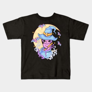 Kawaii pastel Goth Witchy Cat Creepy Kids T-Shirt